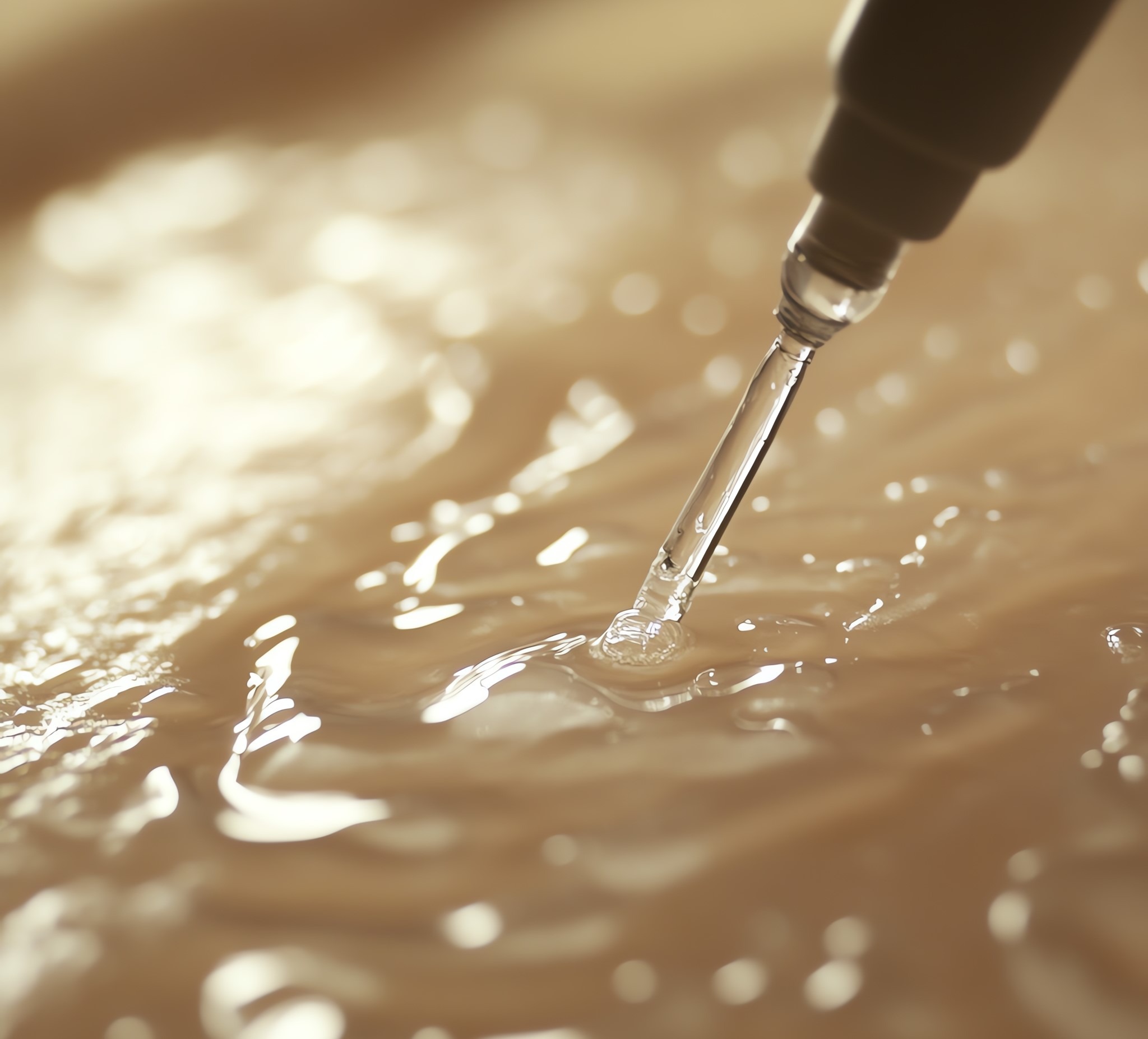 TB SEALER’in bio bazlı sıvı formülünün damla damla uygulanışı – güçlü su yalıtımı teknolojisi.